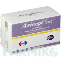 АРИСЕПТ (ARICEPT) 5 мг таблетки 56 шт - Донепезил EISAI