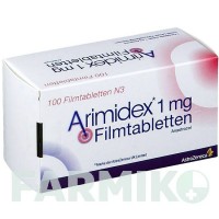 АРІМІДЕКС (ARIMIDEX) 1 мг таблетки 98 шт - Анастрозол EMRA-MED
