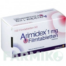 АРИМИДЕКС (ARIMIDEX) 1 мг таблетки 100 шт - Анастрозол EMRA-MED