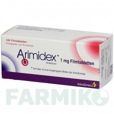 АРИМИДЕКС (ARIMIDEX) 1 мг таблетки 100 шт - Анастрозол KOHLPHARMA