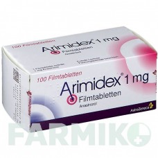 АРИМИДЕКС (ARIMIDEX) 1 мг таблетки 100 шт - Анастрозол LABORATOIRES JUVISE PHARMACEUTICALS