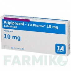 АРИПИПРАЗОЛ (ARIPIPRAZOL) 10 мг таблетки 14 шт - Арипипразол 1 A PHARMA