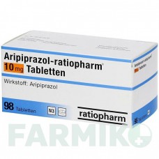 АРІПІПРАЗОЛ (ARIPIPRAZOL) 10 мг таблетки 98 шт - Арипіпразол BB FARMA