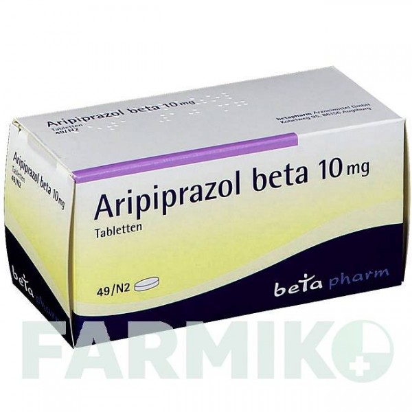 АРІПІПРАЗОЛ (ARIPIPRAZOL) 10 мг таблетки 49 шт - Арипіпразол BETAPHARM