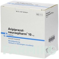 АРІПІПРАЗОЛ (ARIPIPRAZOL) 10 мг таблетки 98 шт - Арипіпразол NEURAXPHARM