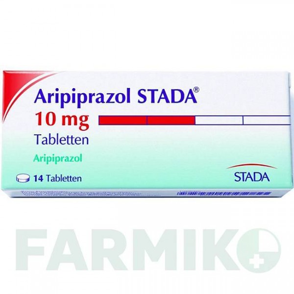 АРІПІПРАЗОЛ (ARIPIPRAZOL) 10 мг таблетки 14 шт - Арипіпразол STADAPHARM