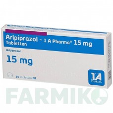 АРИПИПРАЗОЛ (ARIPIPRAZOL) 15 мг таблетки 14 шт - Арипипразол 1 A PHARMA