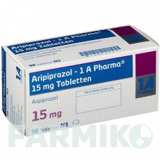 АРИПИПРАЗОЛ (ARIPIPRAZOL) 15 мг таблетки 49 шт - Арипипразол 1 A PHARMA