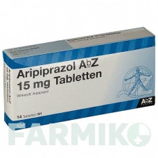 АРИПИПРАЗОЛ (ARIPIPRAZOL) 15 мг таблетки 14 шт - Арипипразол ABZ PHARMA