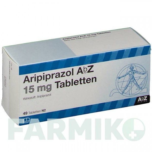 АРІПІПРАЗОЛ (ARIPIPRAZOL) 15 мг таблетки 49 шт - Арипіпразол ABZ PHARMA