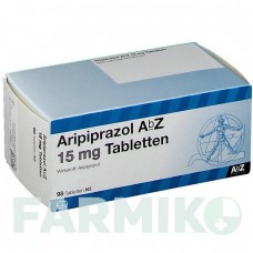 АРИПИПРАЗОЛ (ARIPIPRAZOL) 15 мг таблетки 98 шт - Арипипразол ABZ PHARMA