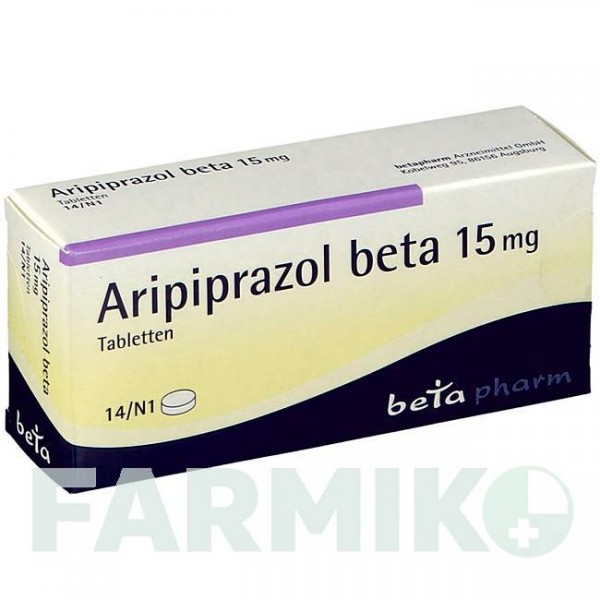 АРИПИПРАЗОЛ (ARIPIPRAZOL) 15 мг таблетки 14 шт - Арипипразол BETAPHARM