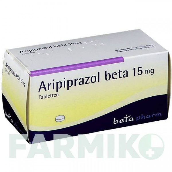 АРІПІПРАЗОЛ (ARIPIPRAZOL) 15 мг таблетки 28 шт - Арипіпразол BETAPHARM