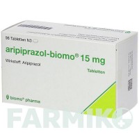 АРІПІПРАЗОЛ (ARIPIPRAZOL) 15 мг таблетки 98 шт - Арипіпразол BIOMO PHARMA