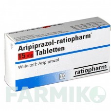 АРІПІПРАЗОЛ (ARIPIPRAZOL) 15 мг таблетки 49 шт - Арипіпразол RATIOPHARM