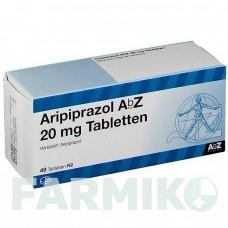 АРИПИПРАЗОЛ (ARIPIPRAZOL) 20 мг таблетки 49 шт - Арипипразол ABZ PHARMA