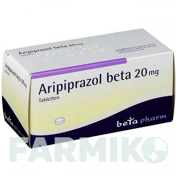 АРІПІПРАЗОЛ (ARIPIPRAZOL) 20 мг таблетки 42 шт - Арипіпразол BETAPHARM
