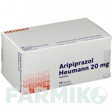 АРІПІПРАЗОЛ (ARIPIPRAZOL) 20 мг таблетки 14 шт - Арипіпразол HEUNET PHARMA