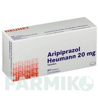 АРІПІПРАЗОЛ (ARIPIPRAZOL) 20 мг таблетки 49 шт - Арипіпразол HEUNET PHARMA