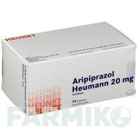 АРІПІПРАЗОЛ (ARIPIPRAZOL) 20 мг таблетки 98 шт - Арипіпразол HEUNET PHARMA