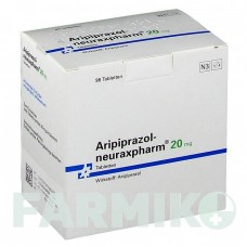АРІПІПРАЗОЛ (ARIPIPRAZOL) 20 мг таблетки 49 шт - Арипіпразол NEURAXPHARM