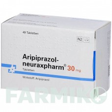 АРИПИПРАЗОЛ (ARIPIPRAZOL) 30 мг таблетки 49 шт - Арипипразол NEURAXPHARM