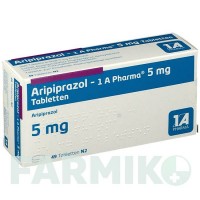 АРИПИПРАЗОЛ (ARIPIPRAZOL) 5 мг таблетки 49 шт - Арипипразол 1 A PHARMA