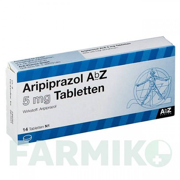 АРИПИПРАЗОЛ (ARIPIPRAZOL) 5 мг таблетки 14 шт - Арипипразол ABZ PHARMA