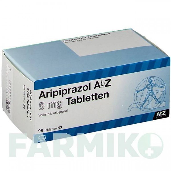 АРИПИПРАЗОЛ (ARIPIPRAZOL) 5 мг таблетки 98 шт - Арипипразол ABZ PHARMA