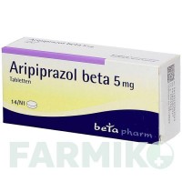 АРІПІПРАЗОЛ (ARIPIPRAZOL) 5 мг таблетки 14 шт - Арипіпразол BETAPHARM