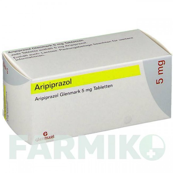 АРІПІПРАЗОЛ (ARIPIPRAZOL) 5 мг таблетки 56 шт - Арипіпразол GLENMARK