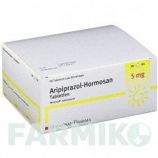 АРІПІПРАЗОЛ (ARIPIPRAZOL) 5 мг таблетки 98 шт - Арипіпразол HORMOSAN PHARMA