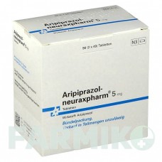АРИПИПРАЗОЛ (ARIPIPRAZOL) 5 мг таблетки 98 шт - Арипипразол NEURAXPHARM