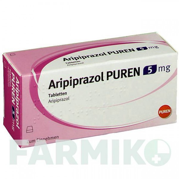 АРИПИПРАЗОЛ (ARIPIPRAZOL) 5 мг таблетки 28 шт - Арипипразол PUREN PHARMA