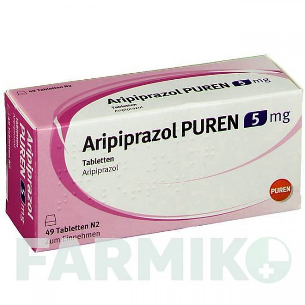 АРИПИПРАЗОЛ (ARIPIPRAZOL) 5 мг таблетки 49 шт - Арипипразол PUREN PHARMA