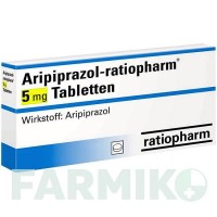 АРІПІПРАЗОЛ (ARIPIPRAZOL) 5 мг таблетки 14 шт - Арипіпразол RATIOPHARM