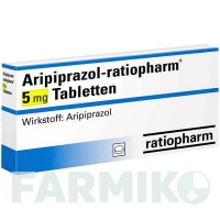 АРІПІПРАЗОЛ (ARIPIPRAZOL) 5 мг таблетки 98 шт - Арипіпразол RATIOPHARM