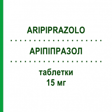 АРІПІПРАЗОЛ (ARIPIPRAZOLO) 15 мг таблетки 28 шт - Арипіпразол DOC GENERICI