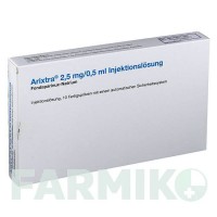 АРИКСТРА (ARIXTRA) 2,5 мг/0,5 мл раствор 10x0,5 мл - Фондапаринукс 2CARE4