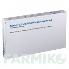 АРИКСТРА (ARIXTRA) 2,5 мг/0,5 мл раствор 10x0,5 мл - Фондапаринукс 2CARE4
