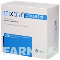 АРІКСТРА (ARIXTRA) 2,5 мг/0,5 мл розчин 20x0,5 мл - Фондапаринукс CC PHARMA