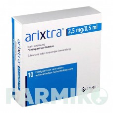 АРИКСТРА (ARIXTRA) 2,5 мг/0,5 мл раствор 10x0,5 мл - Фондапаринукс DOCPHARM