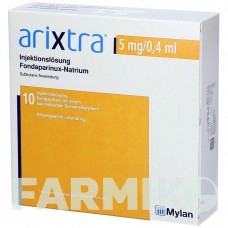АРИКСТРА (ARIXTRA) 5 мг/0,4 мл раствор 7x0,4 мл - Фондапаринукс KOHLPHARMA