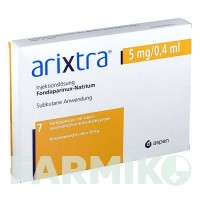 АРИКСТРА (ARIXTRA) 5 мг/0,4 мл раствор 7x0,4 мл - Фондапаринукс VIATRIS