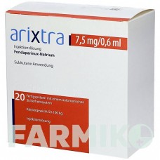 АРИКСТРА (ARIXTRA) 7,5 мг/0,6 мл раствор 7x0,6 мл - Фондапаринукс AXICORP PHARMA