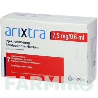 АРІКСТРА (ARIXTRA) 7,5 мг/0,6 мл розчин 7x0,6 мл - Фондапаринукс KOHLPHARMA