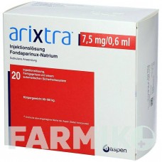 АРИКСТРА (ARIXTRA) 7,5 мг/0,6 мл раствор 20x0,6 мл - Фондапаринукс KOHLPHARMA