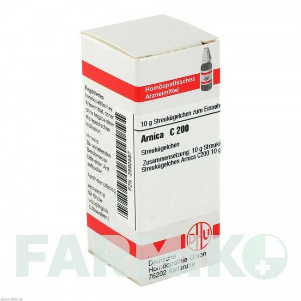 АРНИКА (ARNICA) C 200 глобули 10 г - Гомеопатия DHU