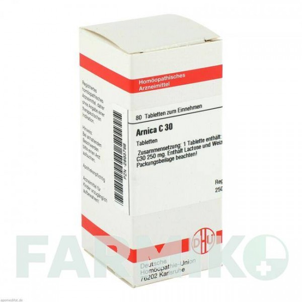 АРНИКА (ARNICA) C 30 таблетки 80 шт - Гомеопатия DHU