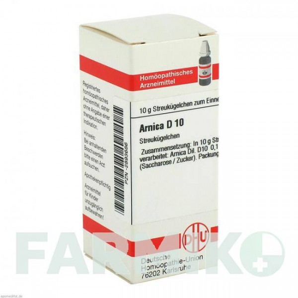 АРНИКА (ARNICA) D 10 глобули 10 г - Гомеопатия DHU